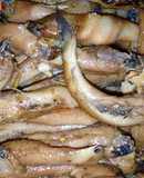 Cá bống trứng kho riềng