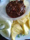 Rujak Potong Nanas Timun