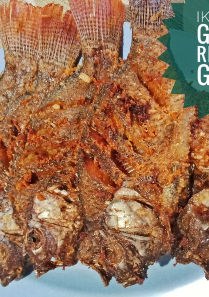 Foto resep Ikan nila goreng renyah & garing