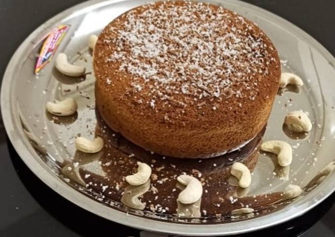 Chocolate Biscuit Cake Eggless Recipe - Parle G Hide n Seek Biscuit Cake