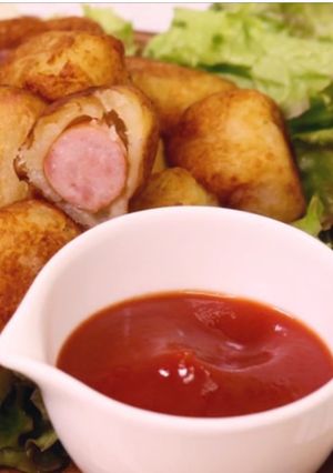 Hình của món Khoai kén.