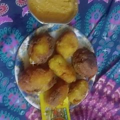 A picture of Maggi cutlet.
