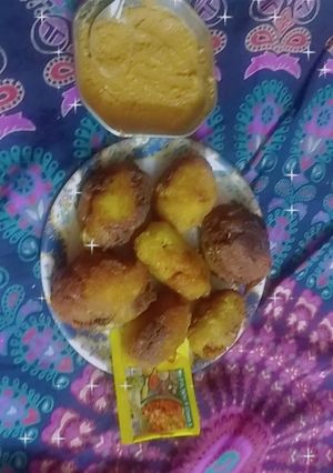 A picture of Maggi cutlet.