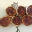 Champiñones rellenos de sobrasada y miel