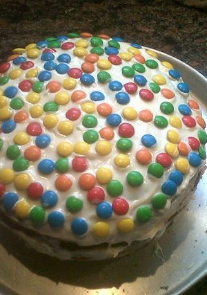 Una foto de Torta de golosinas idea para un cumple