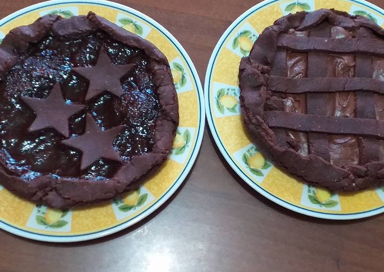 Crostata con frolla al cioccolato