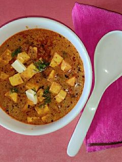 पनीर बटर मसाला भाजी (paneer butter masala bhaji recipe in marathi) रेसिपी चे मुख्य फोटो