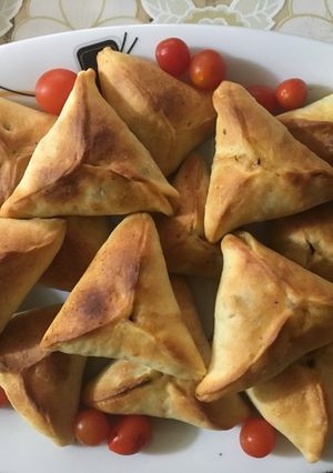 A picture of Spinach Fatayer 👍.