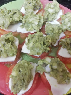 Una foto de Canapé improvisado