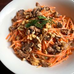 A picture of Carrot, Dill & Walnuts Salad.