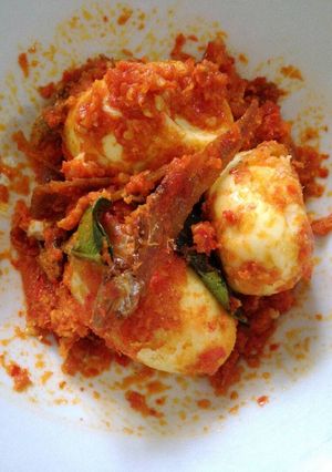 Foto resep Balado Telur dan Ikan Asin