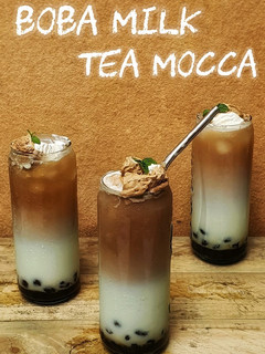Foto resep Boba Milk Tea Mocca