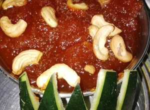 A picture of Watermelon Halwa.