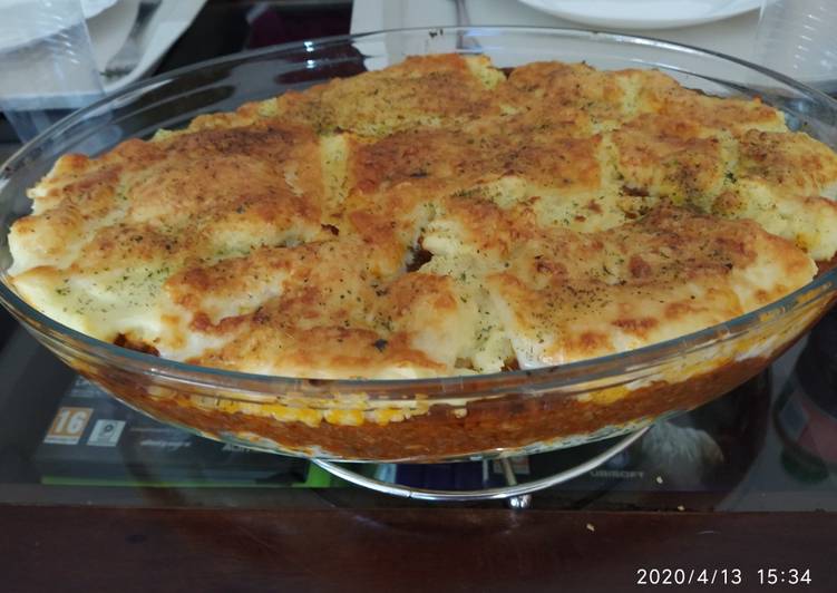 Pastel de patata y carne picada!!!
