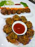 Spinach chana dal vada