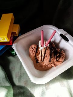 Foto resep Es krim Cokelat Durian