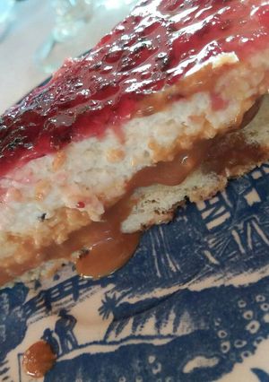 Una foto de Cheesecake de coco