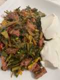 Sautéed Purslane Meat Ball / Oseng oseng Krokot