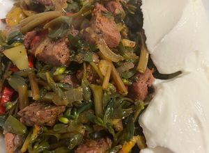 Foto resep Sautéed Purslane Meat Ball / Oseng oseng Krokot