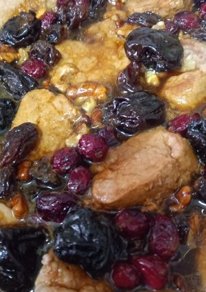 Una foto de Solomillo de cerdo 🐷 con salsa de frutos secos y coñac