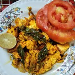 A picture of Spicy Paneer Fry.