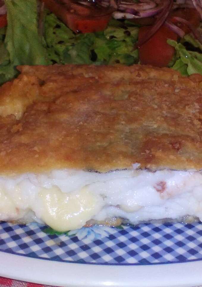 Una foto de Cachopo de merluza