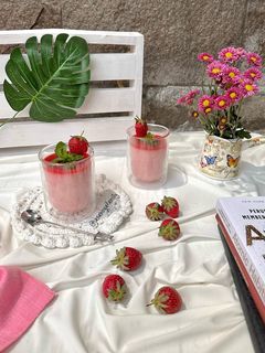 Foto resep Panna Cotta Strawberry