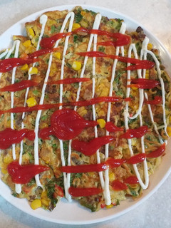 Foto resep Telur Dadar Mie komplit