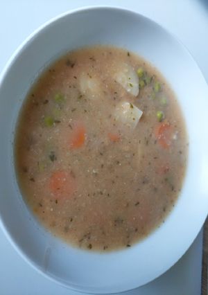 Zabpehely leves recept fotója