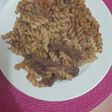 Fideos saltados criollos