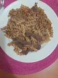 Fideos saltados criollos