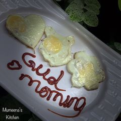 A picture of Sunny side up eggs.