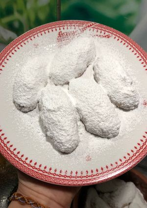 Φωτογραφία της συνταγής Κουραμπιέδες, αέρινοι και νηστίσιμοι