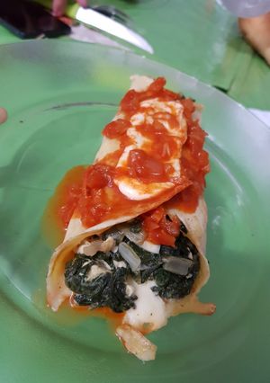 Una foto de Canelones de verduras