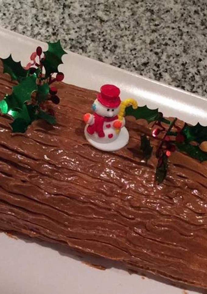 Una foto de Tronco de Navidad