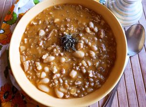 Foto di Zuppa di farro e fagioli