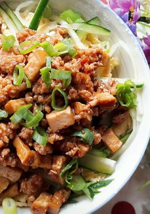 自家製 ~ 香辣炸醬麵 的食譜成品照片