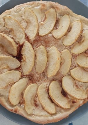Une photo de Pizza pommes