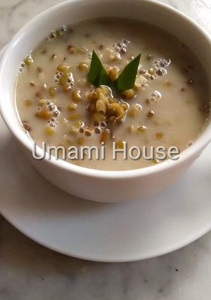 Foto resep Bubur Kacang Hijau Jahe Pandan Hemat Gas (5.30.7)