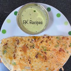 A picture of Crispy Semolina Dosa / Rava Dosa.