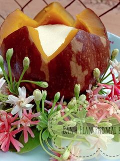 Hình của món Bánh Fan phomai bí đỏ.