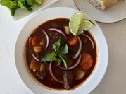 A picture of asian beef stew