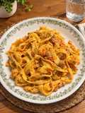 Tagliatelle con gambas