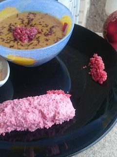 Una foto de Puré de garbanzos. (rastros)