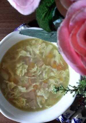 Foto resep Sup Jagung Makroni (Macaroni Corn Soup)