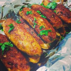 A picture of Seekh kabab.