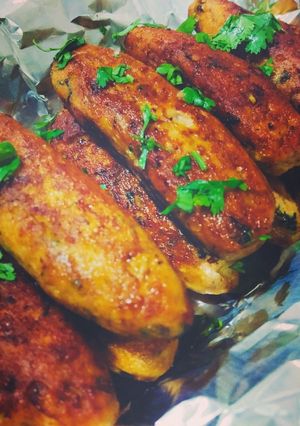 A picture of Seekh kabab.