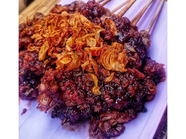 Cara Gampang Membuat Resep 24. Sate kambing madura yang  Bikin Ketagihan Anti Ribet, Menggugah Selera