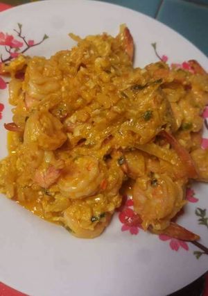 Foto resep Udang telor asin