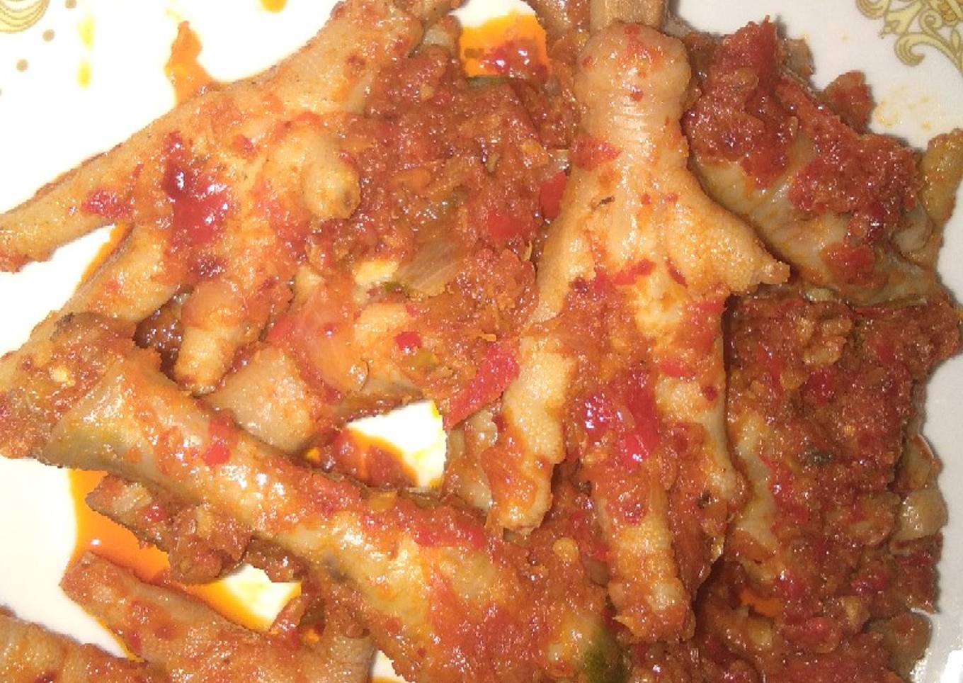 Ceker setan pedes dower
